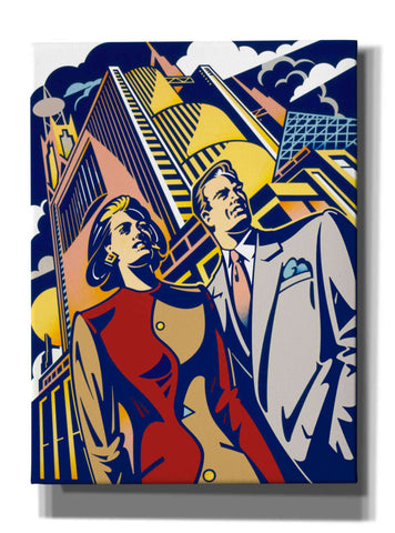 Image of 'Business Couple' by David Chestnutt, Giclee Canvas Wall Art