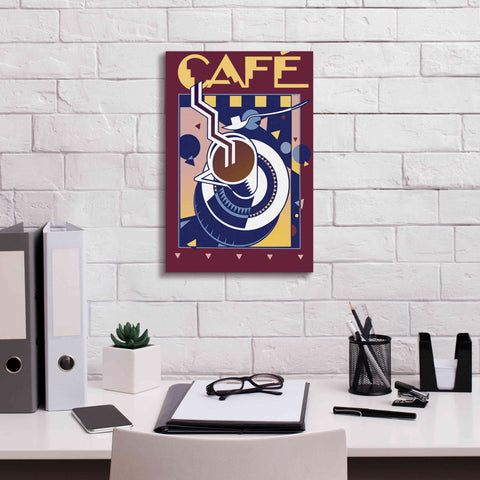 Image of 'Cafe' by David Chestnutt, Giclee Canvas Wall Art,12 x 18