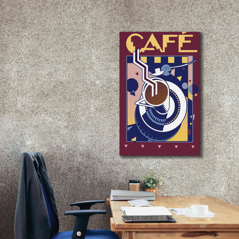 Image of 'Cafe' by David Chestnutt, Giclee Canvas Wall Art,26 x 40