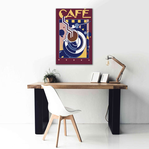 Image of 'Cafe' by David Chestnutt, Giclee Canvas Wall Art,26 x 40