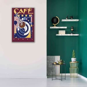 'Cafe' by David Chestnutt, Giclee Canvas Wall Art,26 x 40