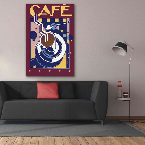 Image of 'Cafe' by David Chestnutt, Giclee Canvas Wall Art,40 x 60