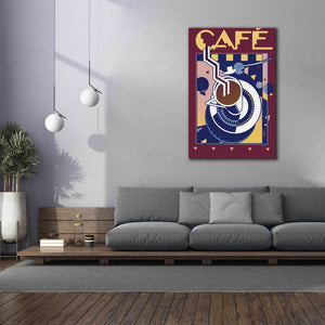 'Cafe' by David Chestnutt, Giclee Canvas Wall Art,40 x 60