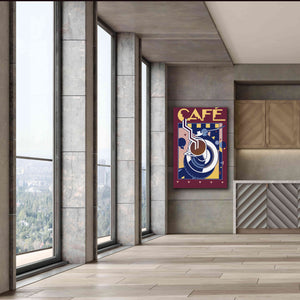 'Cafe' by David Chestnutt, Giclee Canvas Wall Art,40 x 60