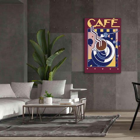 Image of 'Cafe' by David Chestnutt, Giclee Canvas Wall Art,40 x 60