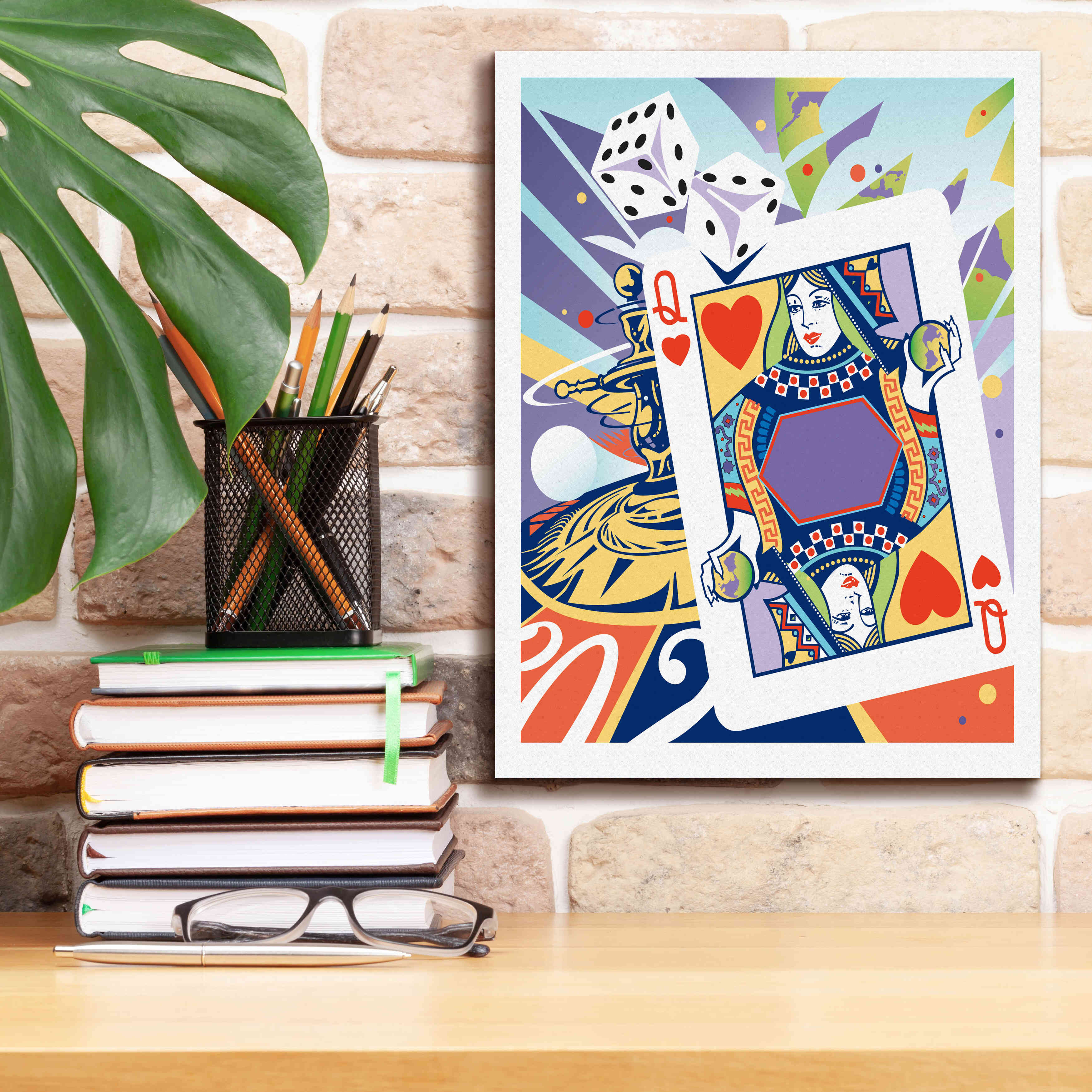 'Casino' by David Chestnutt, Giclee Canvas Wall Art,12 x 16