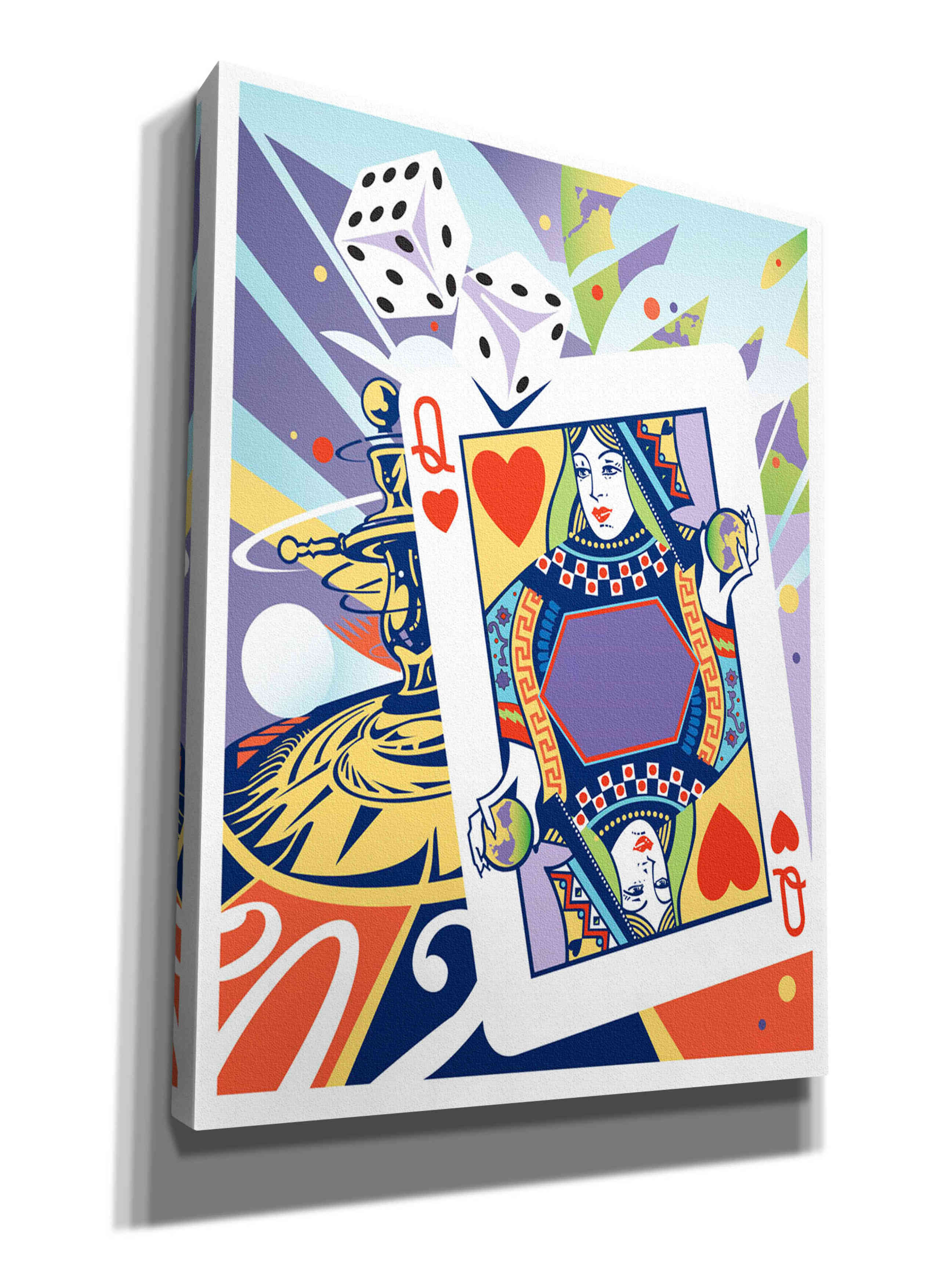 'Casino' by David Chestnutt, Giclee Canvas Wall Art