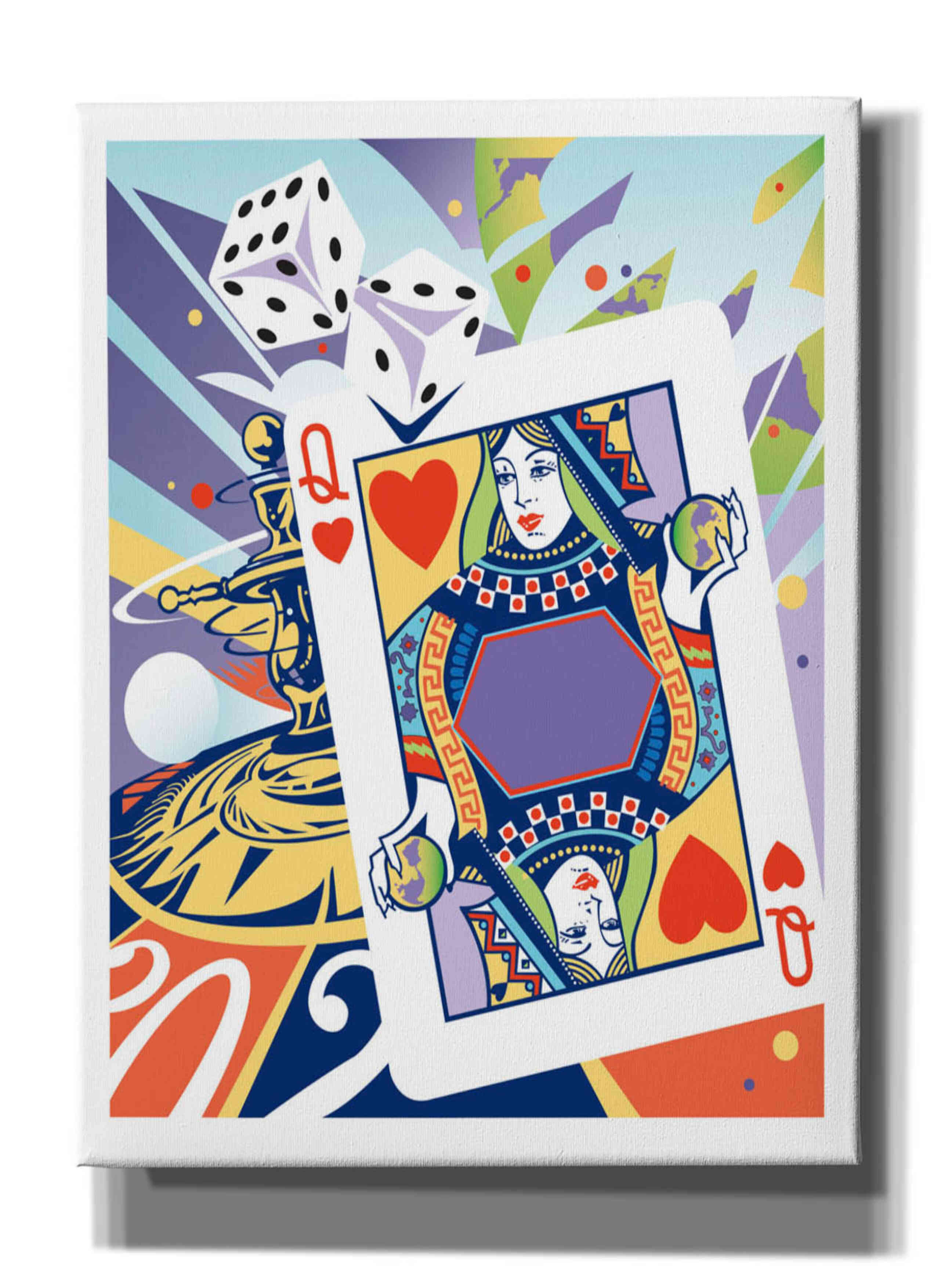'Casino' by David Chestnutt, Giclee Canvas Wall Art