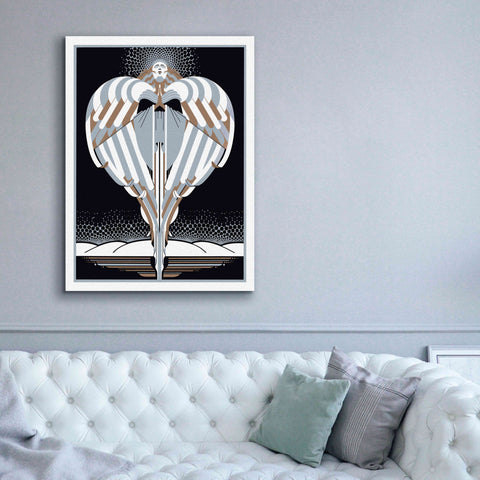 Image of 'Christmas Angel' by David Chestnutt, Giclee Canvas Wall Art,40 x 54