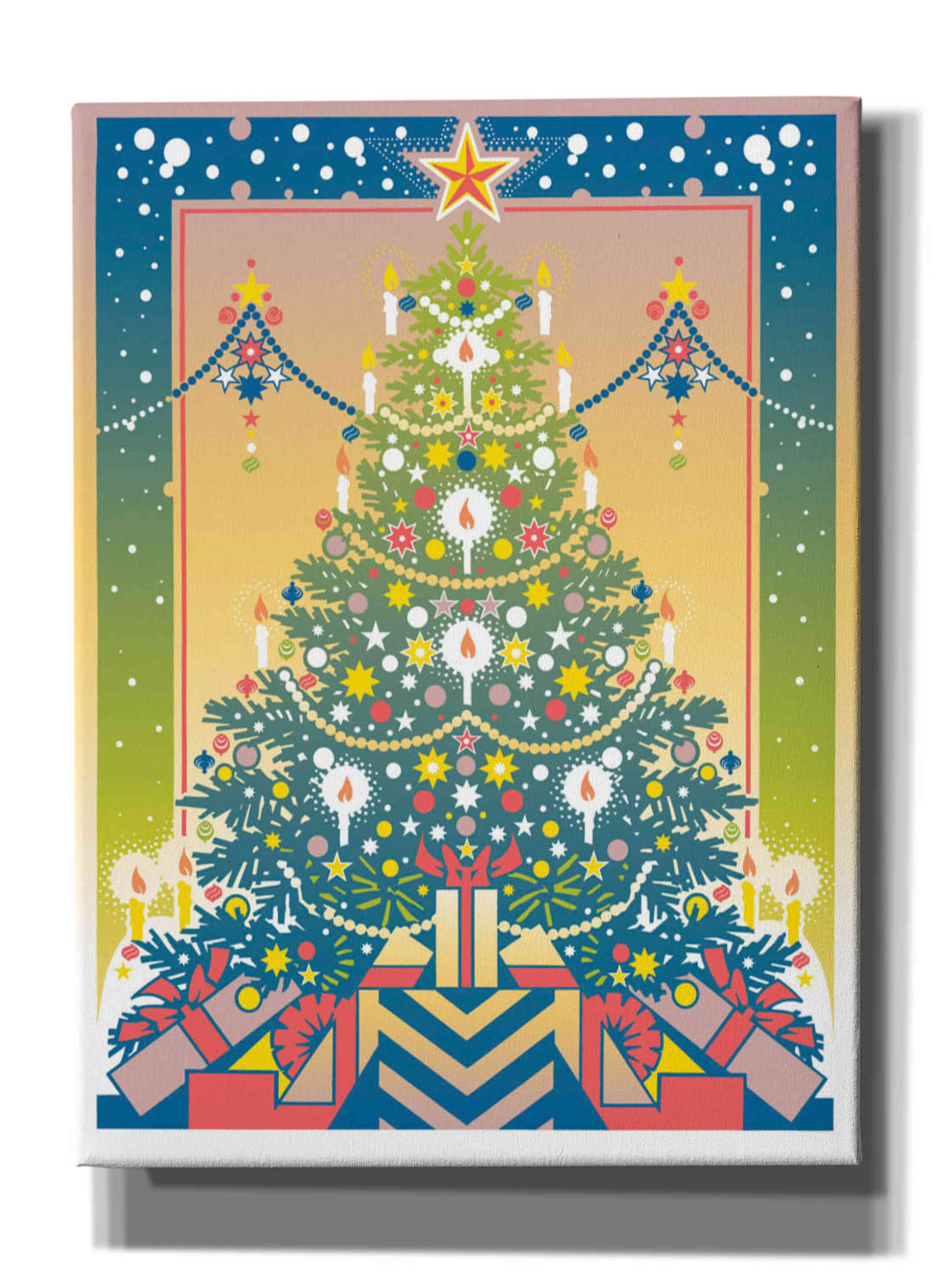 'Christmas Tree' by David Chestnutt, Giclee Canvas Wall Art