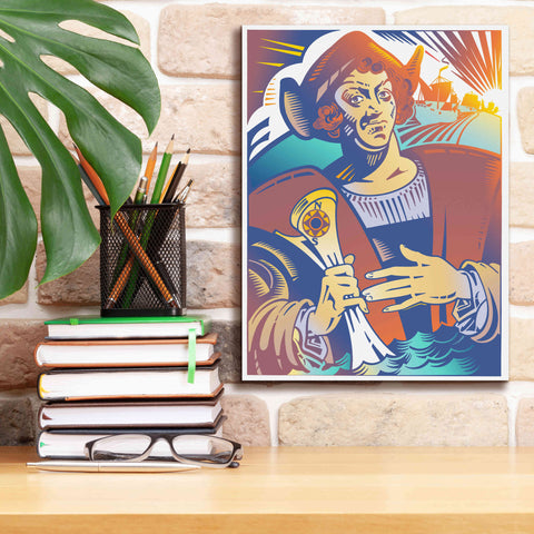 Image of 'Christopher Columbus' by David Chestnutt, Giclee Canvas Wall Art,12 x 16