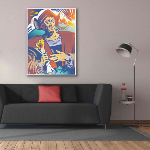 Image of 'Christopher Columbus' by David Chestnutt, Giclee Canvas Wall Art,40 x 54