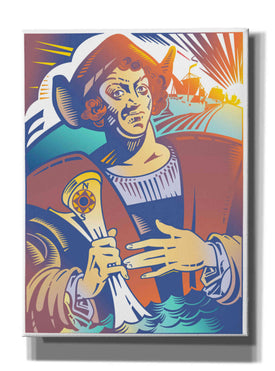 'Christopher Columbus' by David Chestnutt, Giclee Canvas Wall Art