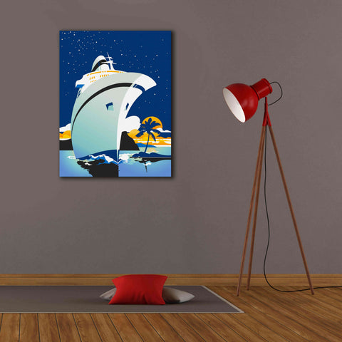 Image of 'Cruise Cover' by David Chestnutt, Giclee Canvas Wall Art,26 x 34