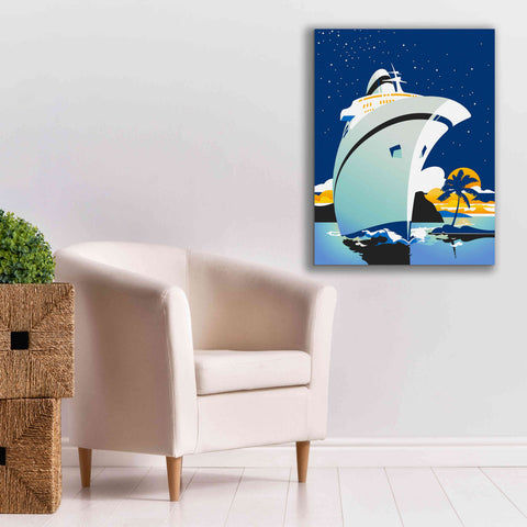 Image of 'Cruise Cover' by David Chestnutt, Giclee Canvas Wall Art,26 x 34