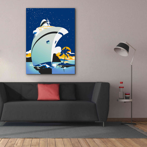 Image of 'Cruise Cover' by David Chestnutt, Giclee Canvas Wall Art,40 x 54