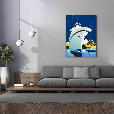 Image of 'Cruise Cover' by David Chestnutt, Giclee Canvas Wall Art,40 x 54