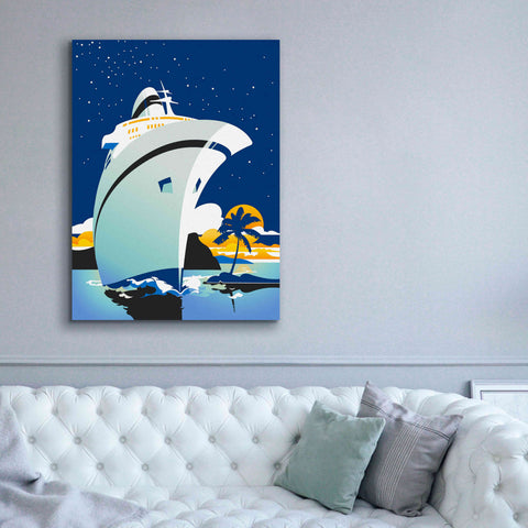 Image of 'Cruise Cover' by David Chestnutt, Giclee Canvas Wall Art,40 x 54