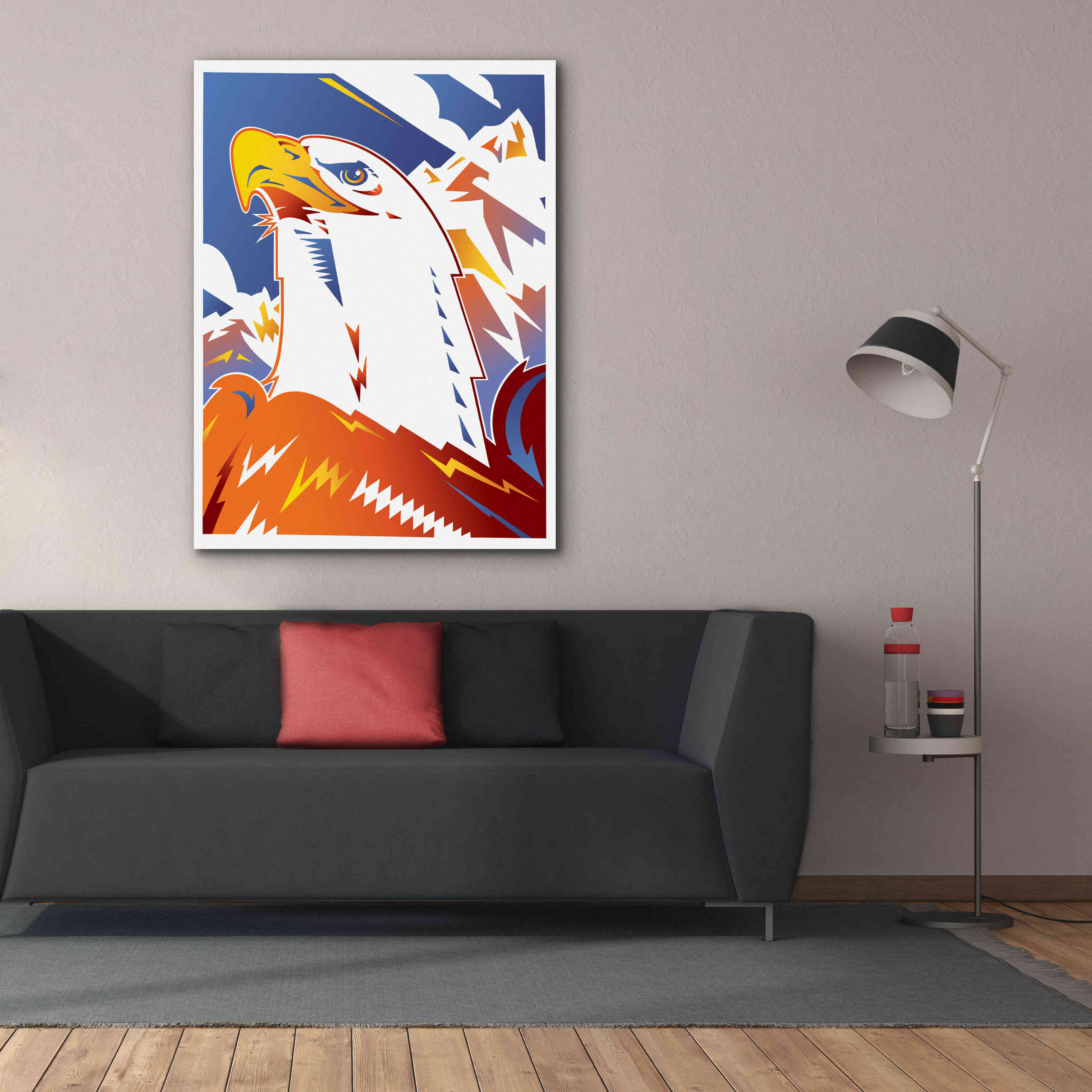 'Eagle' by David Chestnutt, Giclee Canvas Wall Art,40 x 54