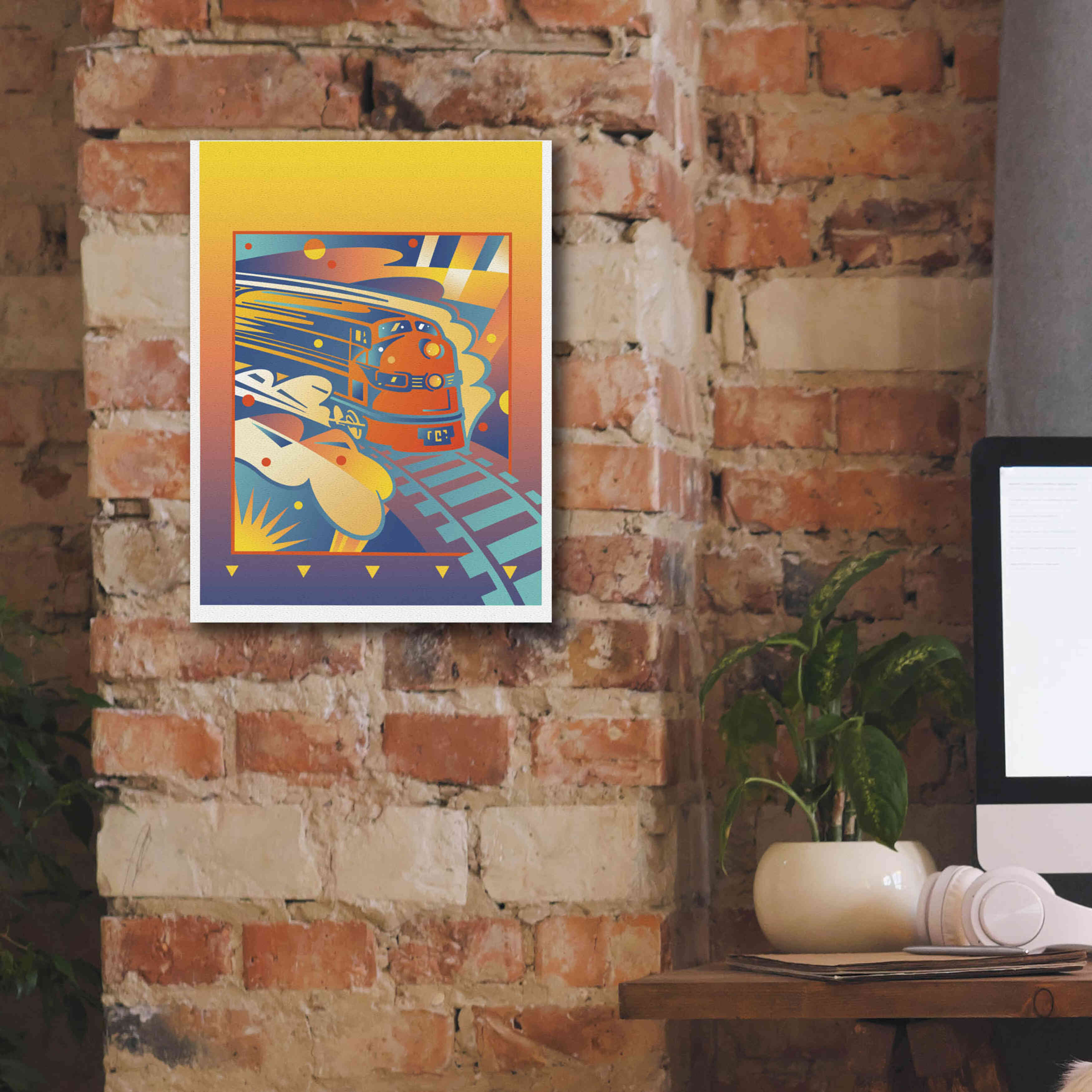 'Express' by David Chestnutt, Giclee Canvas Wall Art,12 x 16