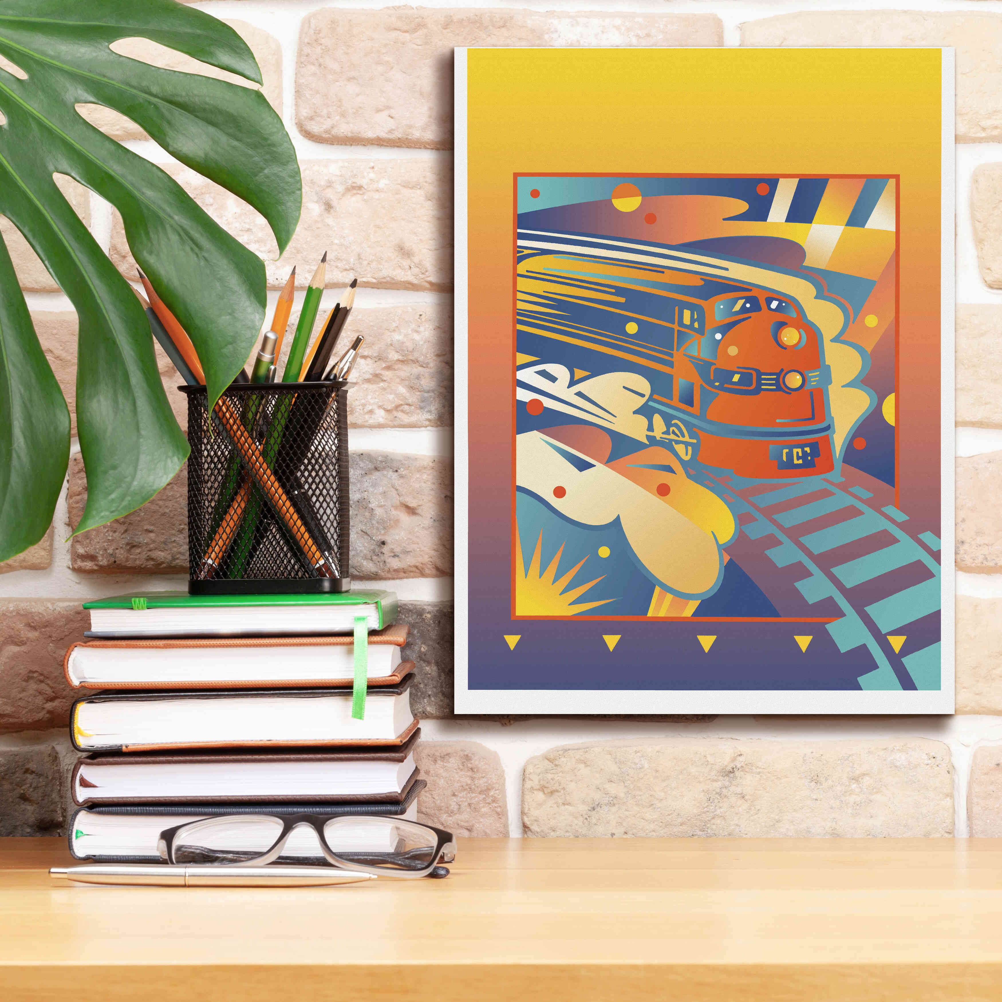 'Express' by David Chestnutt, Giclee Canvas Wall Art,12 x 16