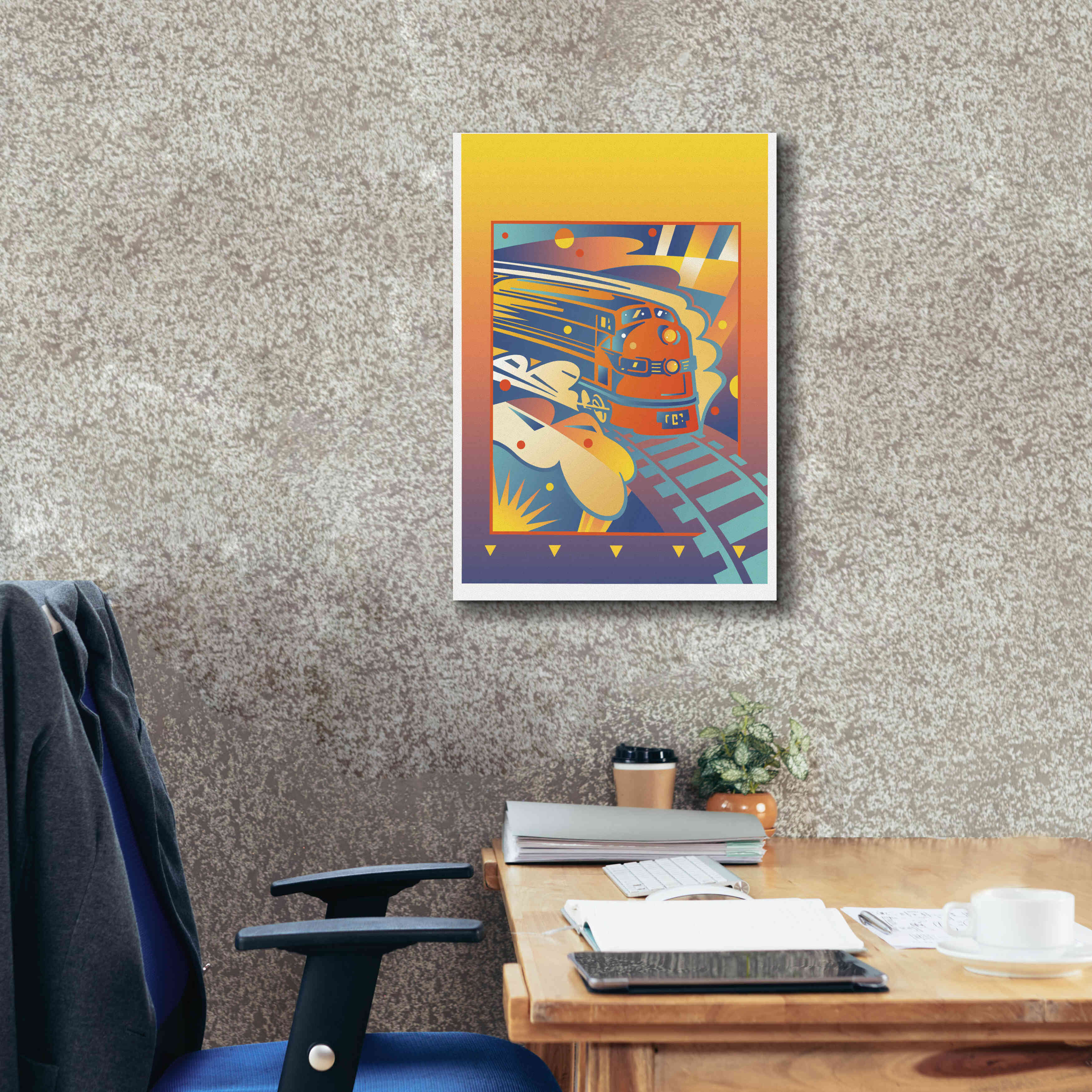 'Express' by David Chestnutt, Giclee Canvas Wall Art,18 x 26