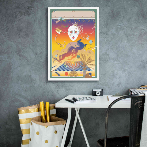 Image of 'Fantasy Mask' by David Chestnutt, Giclee Canvas Wall Art,18 x 26