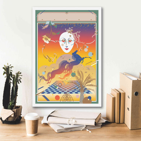 Image of 'Fantasy Mask' by David Chestnutt, Giclee Canvas Wall Art,18 x 26
