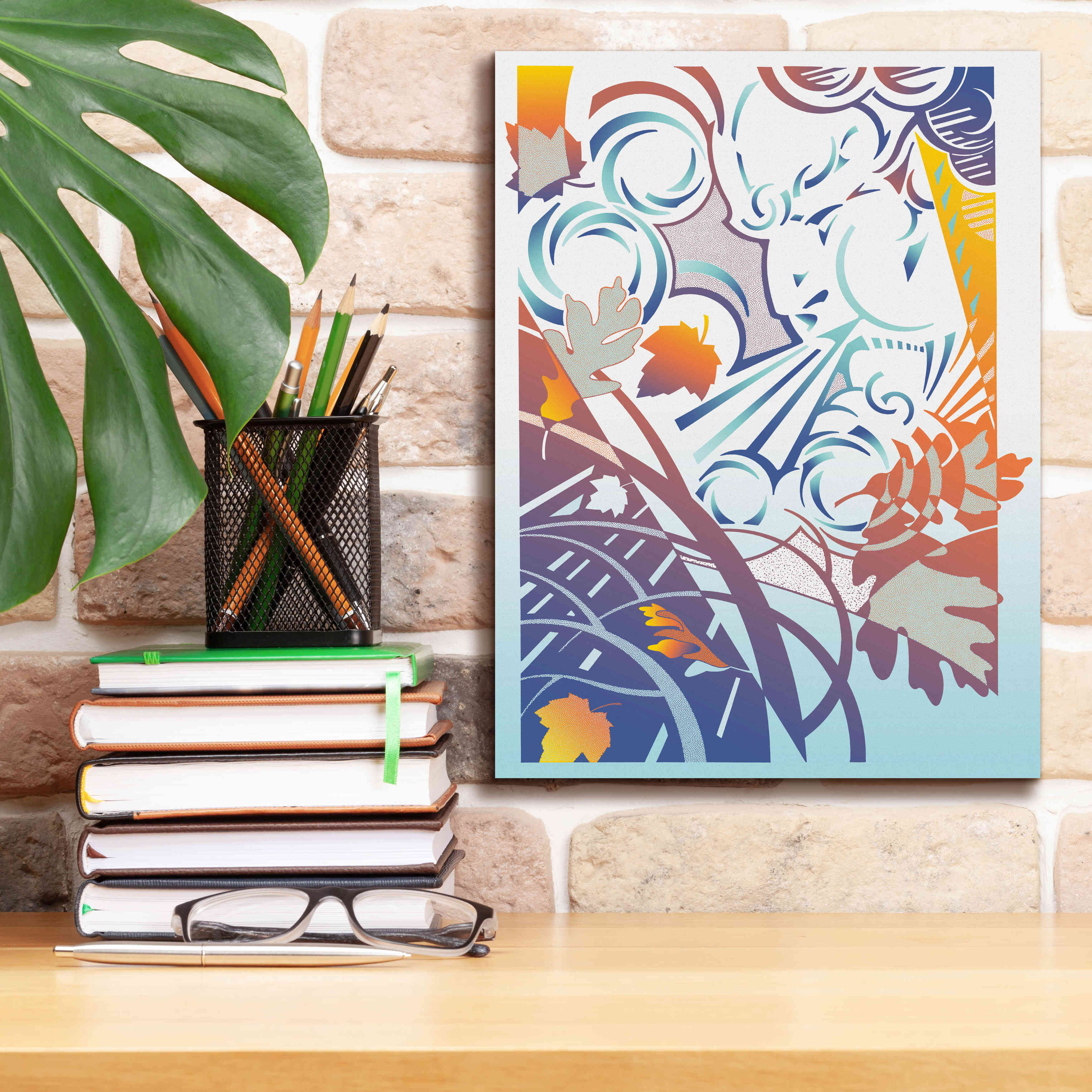 'Father Winter' by David Chestnutt, Giclee Canvas Wall Art,12 x 16