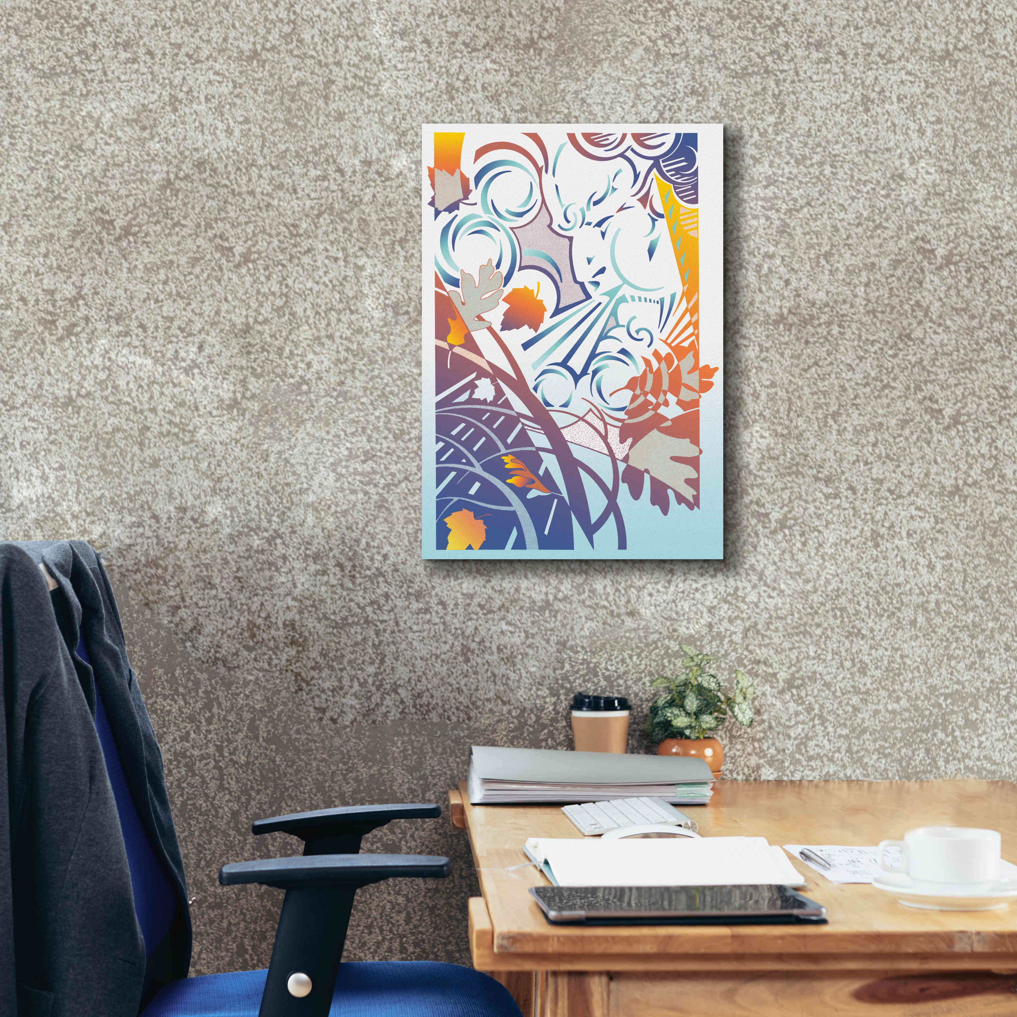 'Father Winter' by David Chestnutt, Giclee Canvas Wall Art,18 x 26