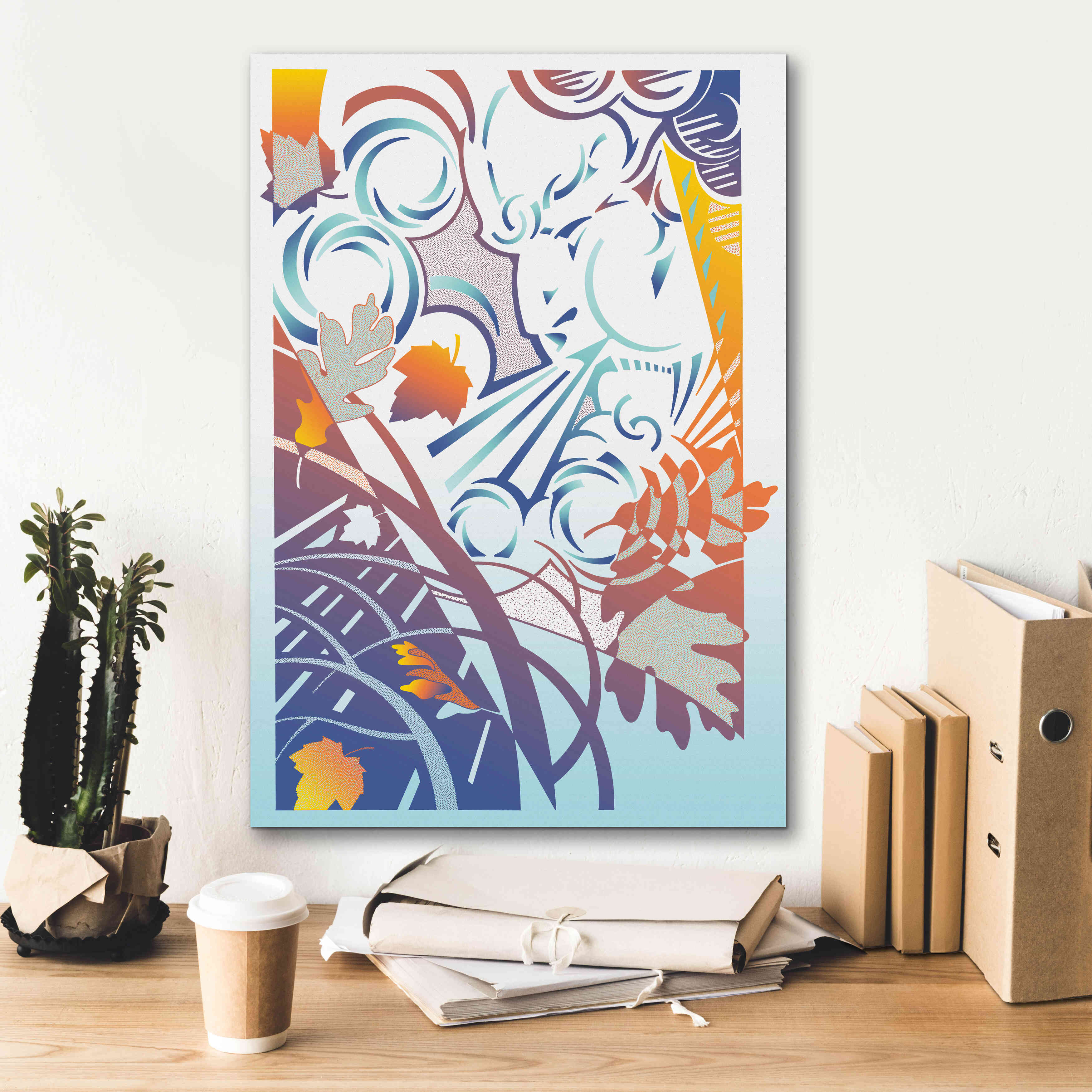 'Father Winter' by David Chestnutt, Giclee Canvas Wall Art,18 x 26