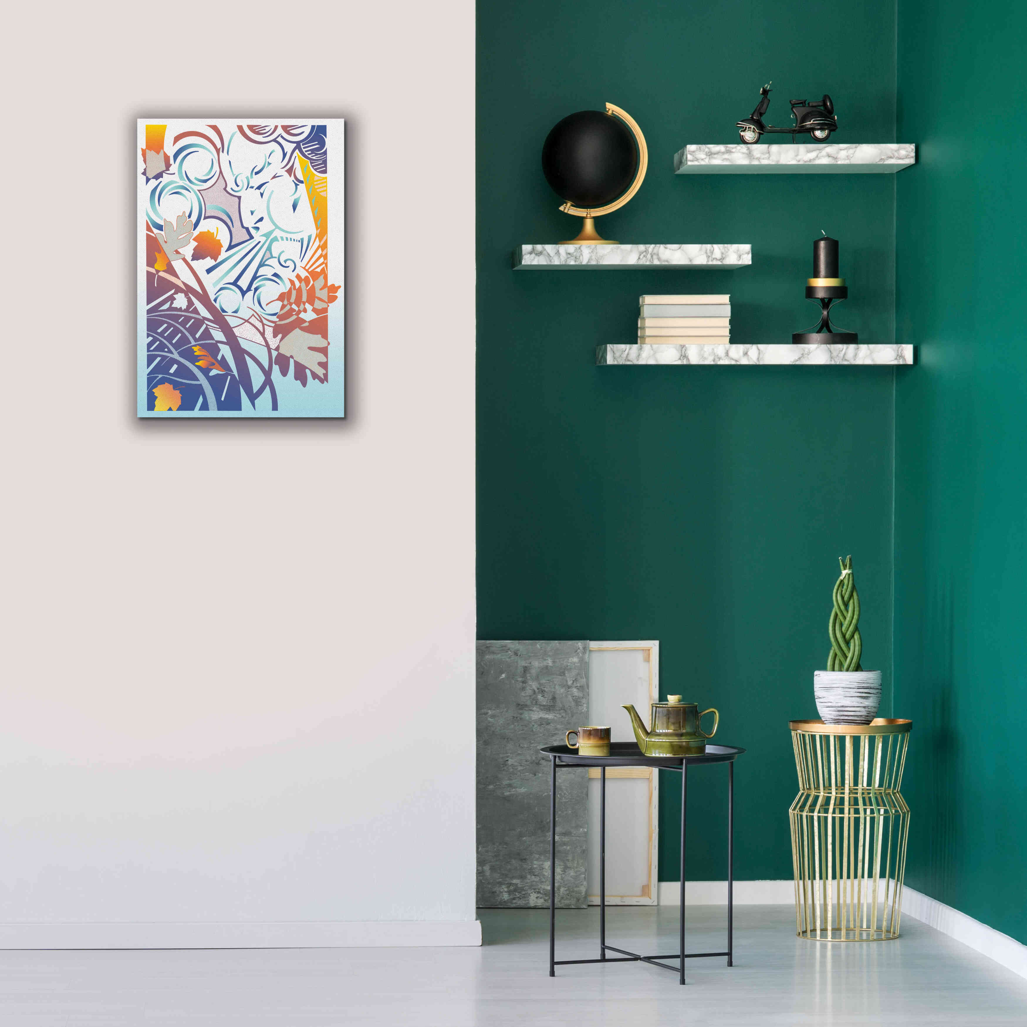 'Father Winter' by David Chestnutt, Giclee Canvas Wall Art,18 x 26