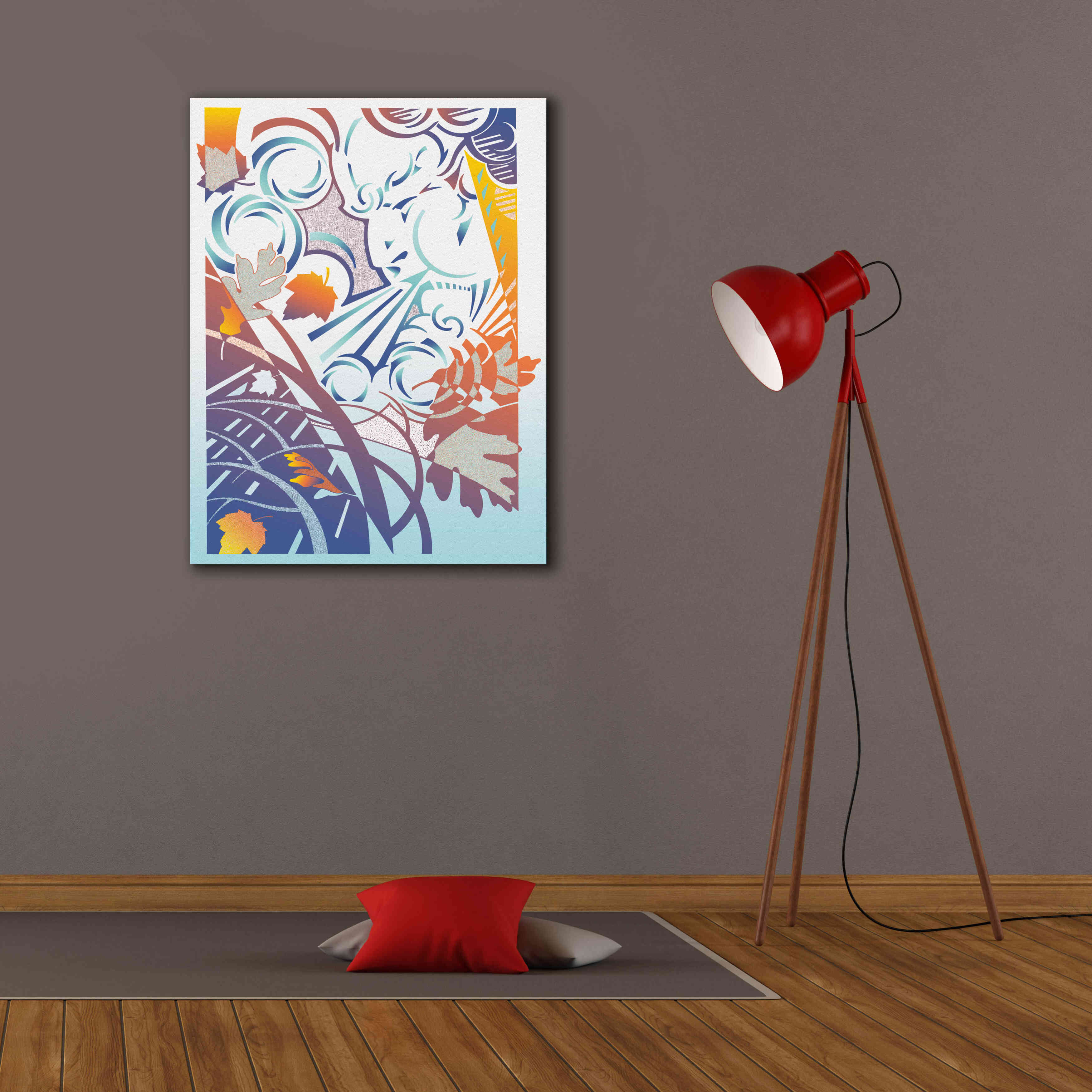 'Father Winter' by David Chestnutt, Giclee Canvas Wall Art,26 x 34