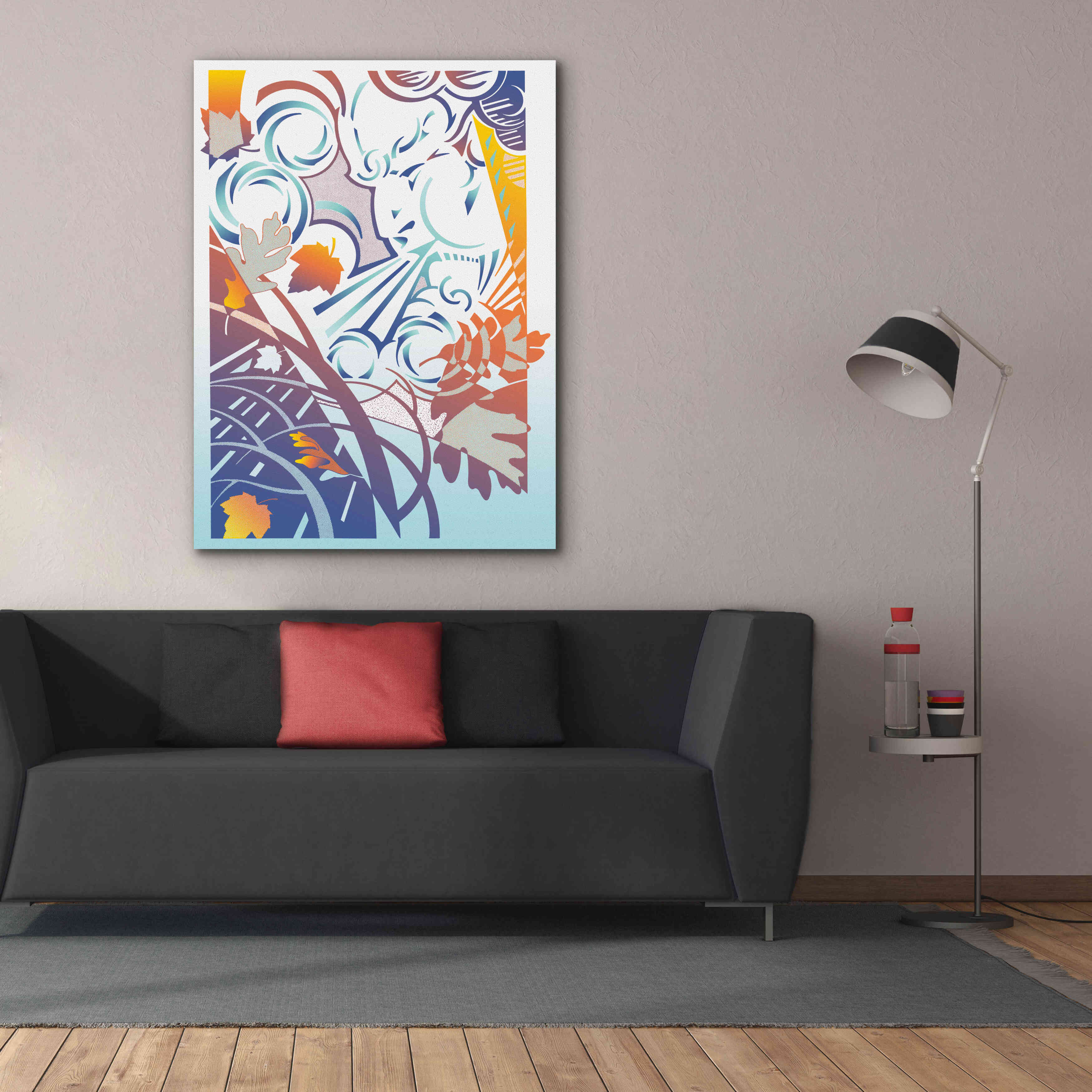 'Father Winter' by David Chestnutt, Giclee Canvas Wall Art,40 x 54