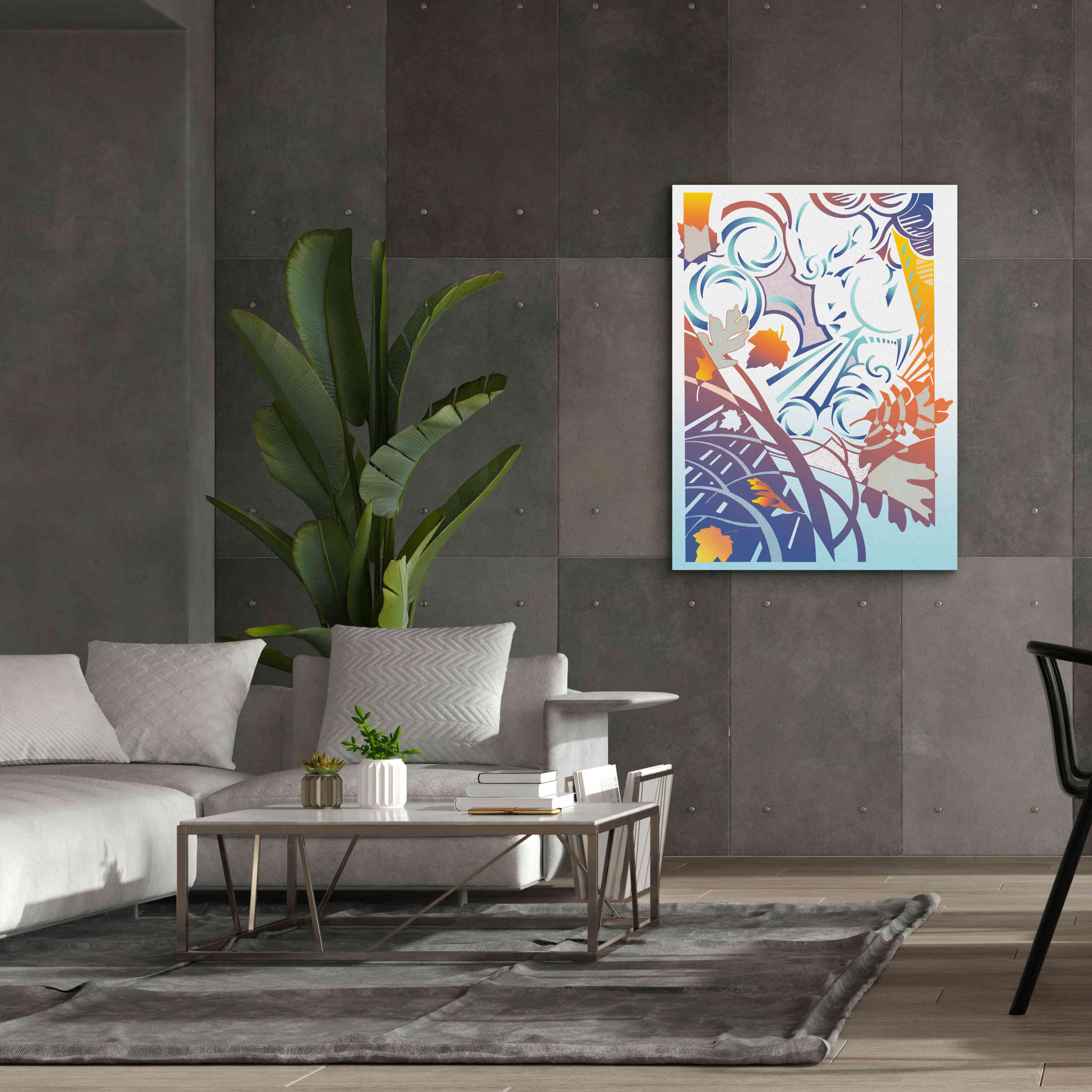 'Father Winter' by David Chestnutt, Giclee Canvas Wall Art,40 x 54