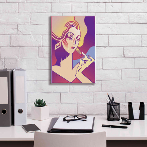 Image of 'Femme Fatale' by David Chestnutt, Giclee Canvas Wall Art,12 x 18