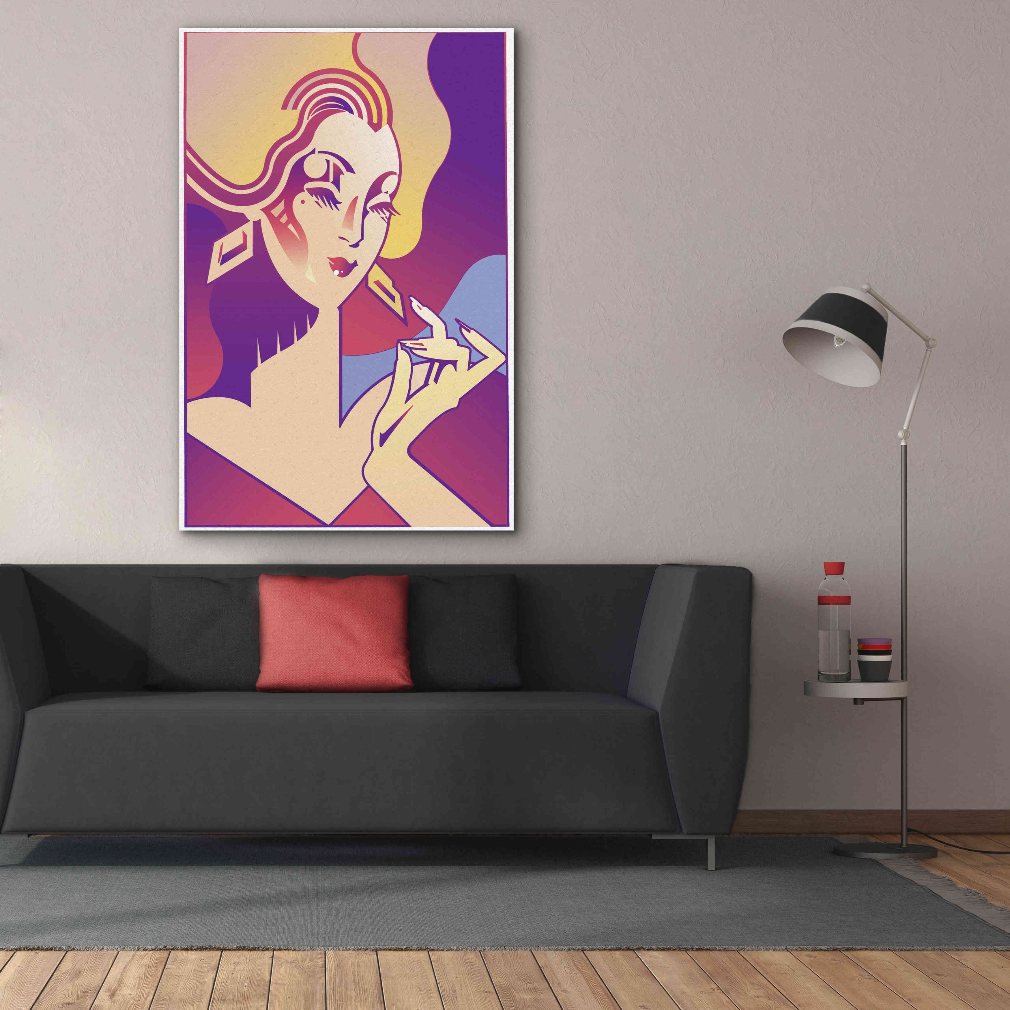 'Femme Fatale' by David Chestnutt, Giclee Canvas Wall Art,40 x 60