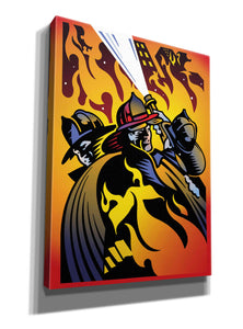 'Firemen' by David Chestnutt, Giclee Canvas Wall Art