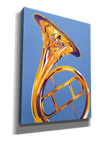 Image of 'French Horn 8' by David Chestnutt, Giclee Canvas Wall Art