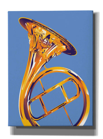 Image of 'French Horn 8' by David Chestnutt, Giclee Canvas Wall Art