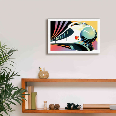 Image of 'Japanese High Speed Train' by David Chestnutt, Giclee Canvas Wall Art,18 x 12