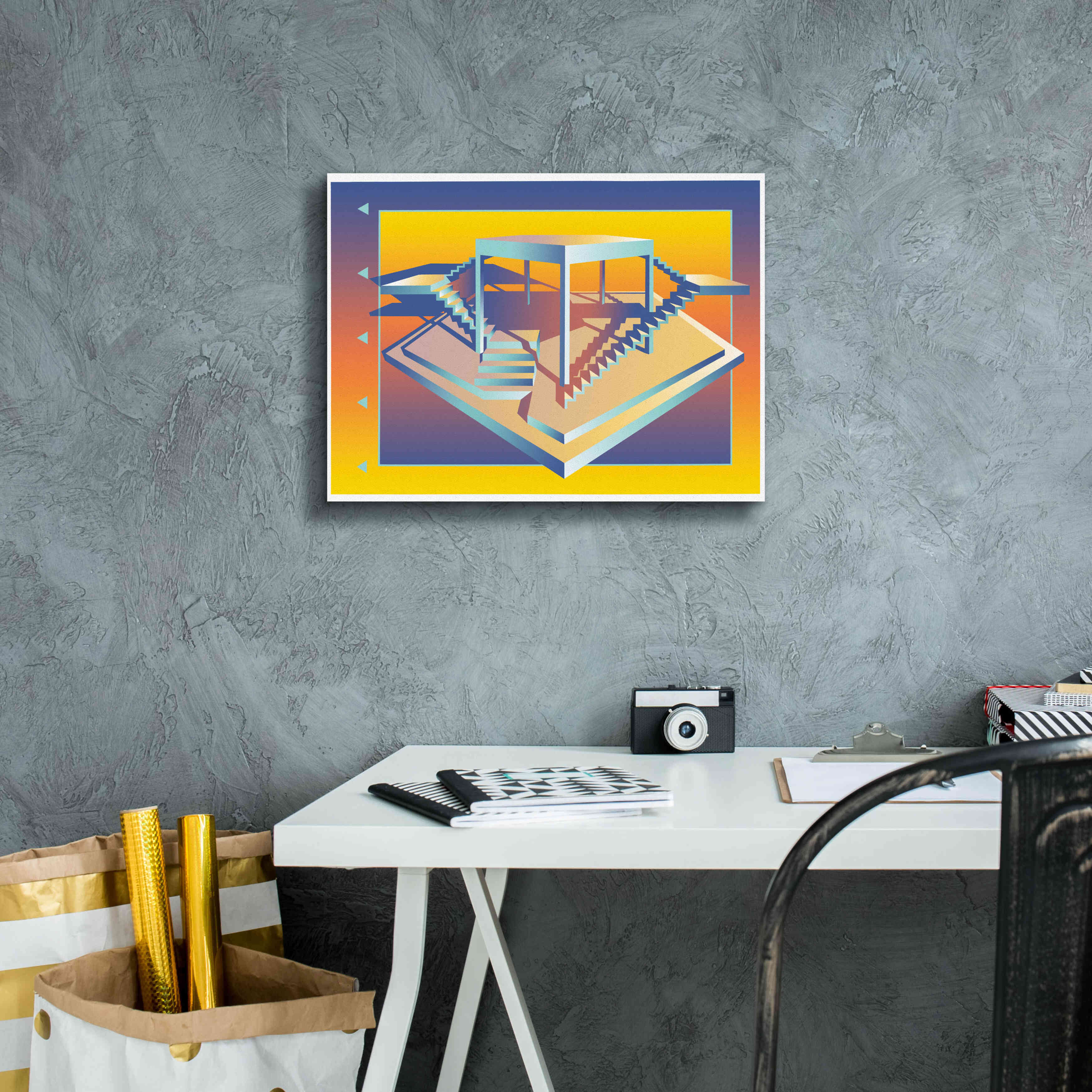 'Life Is But A Stage' by David Chestnutt, Giclee Canvas Wall Art,16 x 12