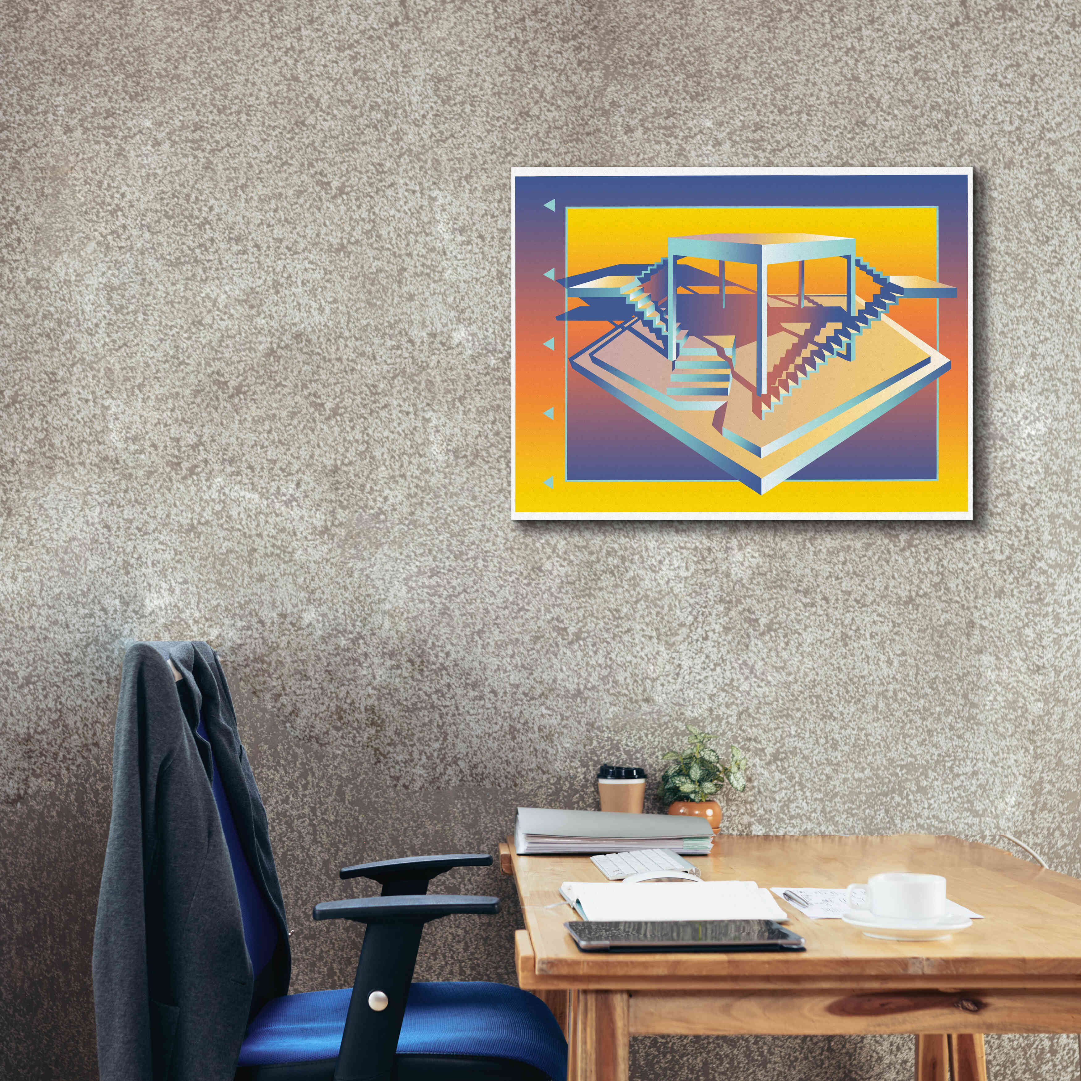 'Life Is But A Stage' by David Chestnutt, Giclee Canvas Wall Art,34 x 26