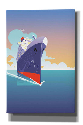 'Liner Blue Skies' by David Chestnutt, Giclee Canvas Wall Art