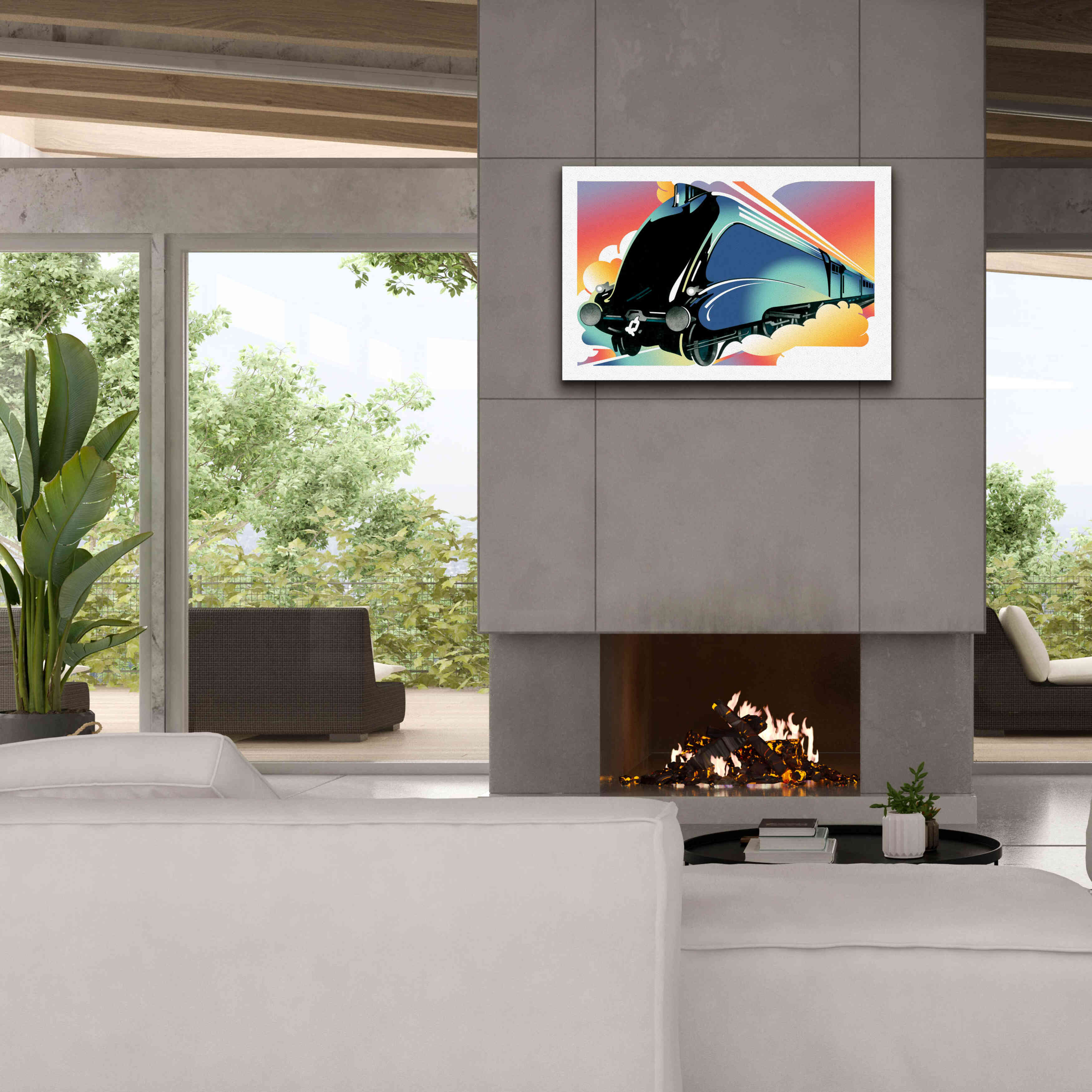 'Mallard' by David Chestnutt, Giclee Canvas Wall Art,40 x 26