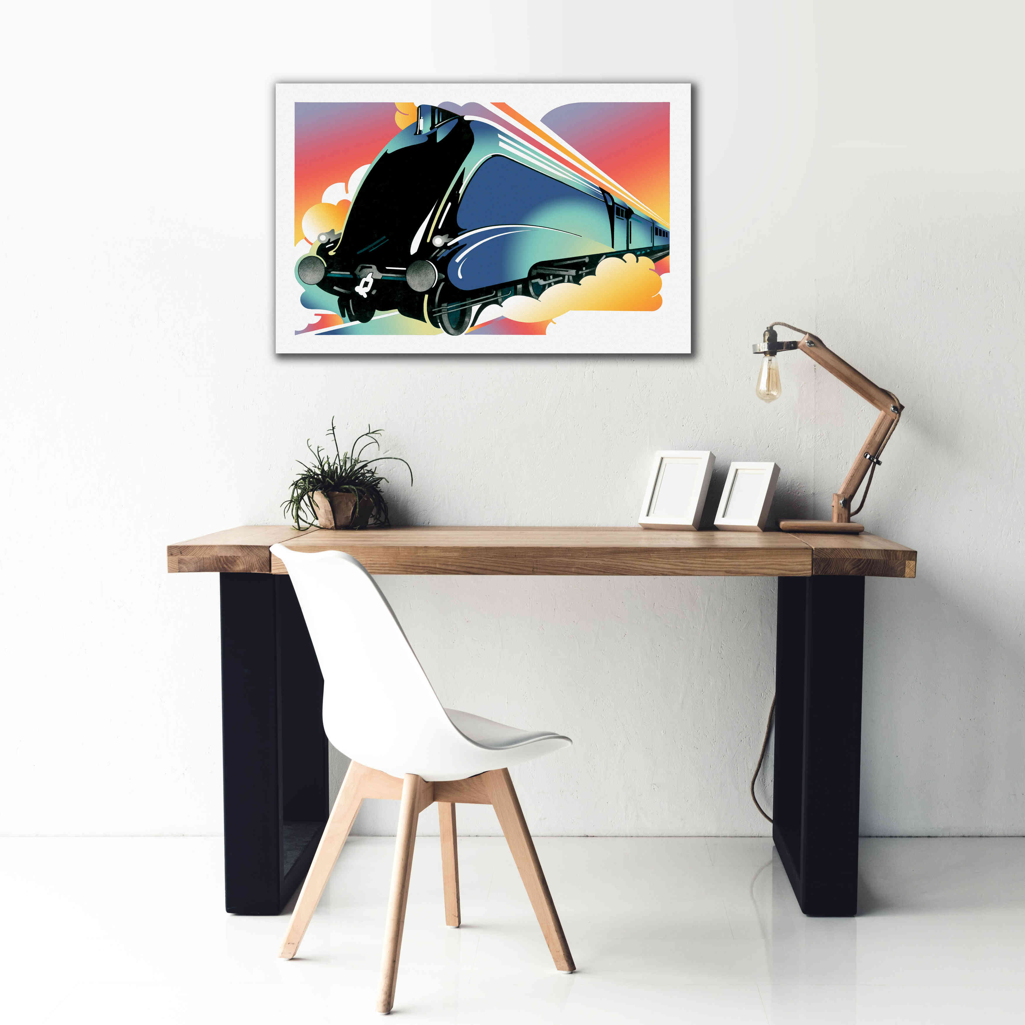 'Mallard' by David Chestnutt, Giclee Canvas Wall Art,40 x 26