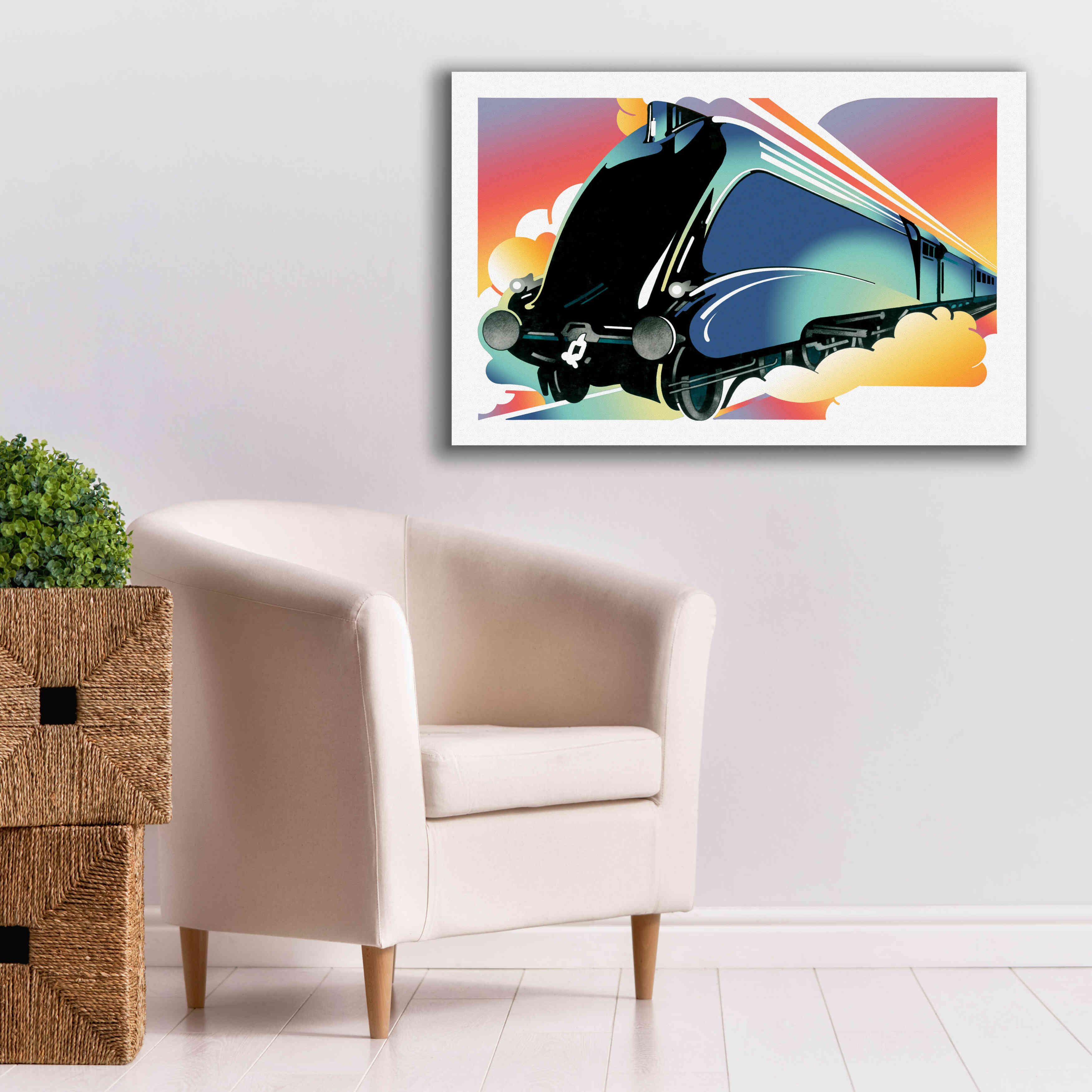 'Mallard' by David Chestnutt, Giclee Canvas Wall Art,40 x 26