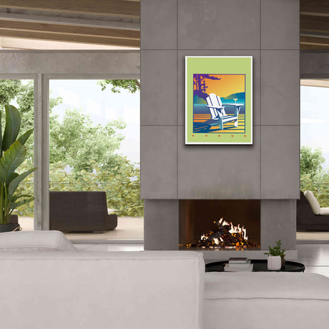 Image of 'Muskoka Chair' by David Chestnutt, Giclee Canvas Wall Art,26 x 34