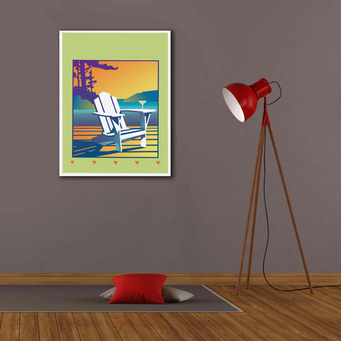 Image of 'Muskoka Chair' by David Chestnutt, Giclee Canvas Wall Art,26 x 34