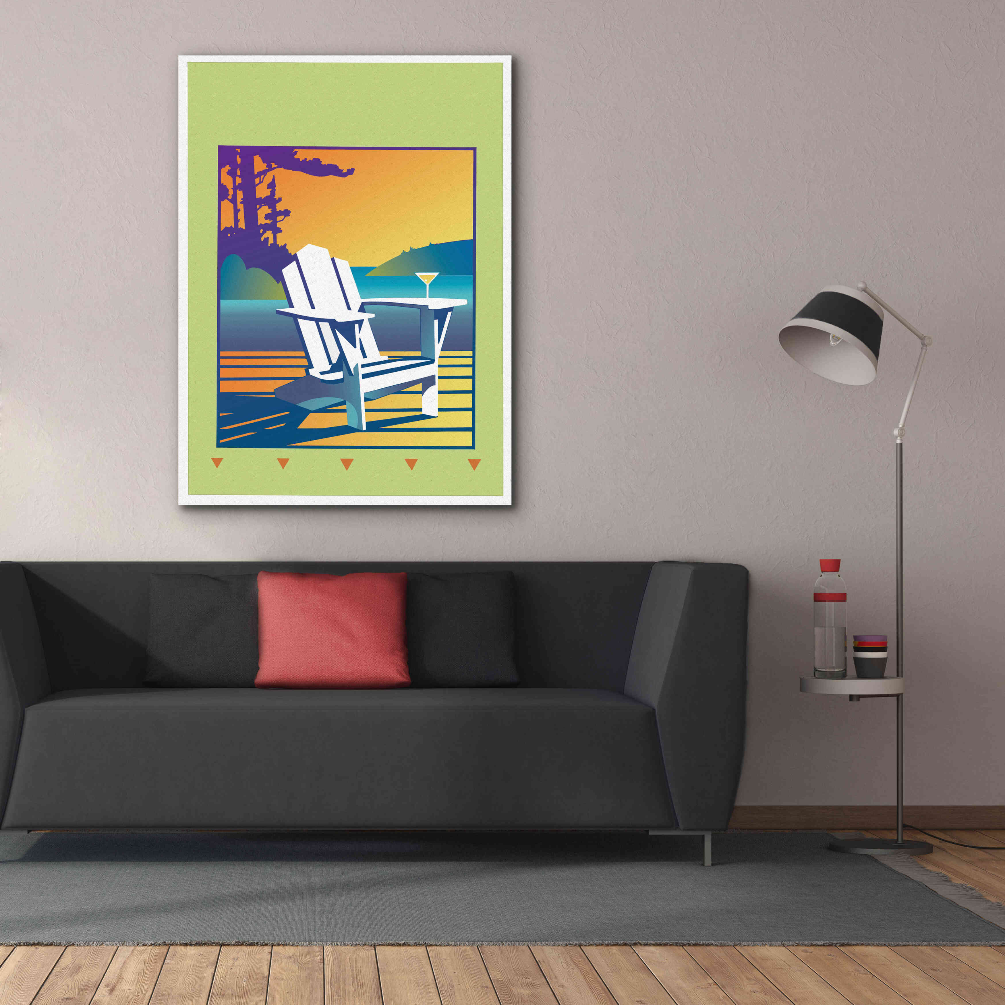 'Muskoka Chair' by David Chestnutt, Giclee Canvas Wall Art,40 x 54